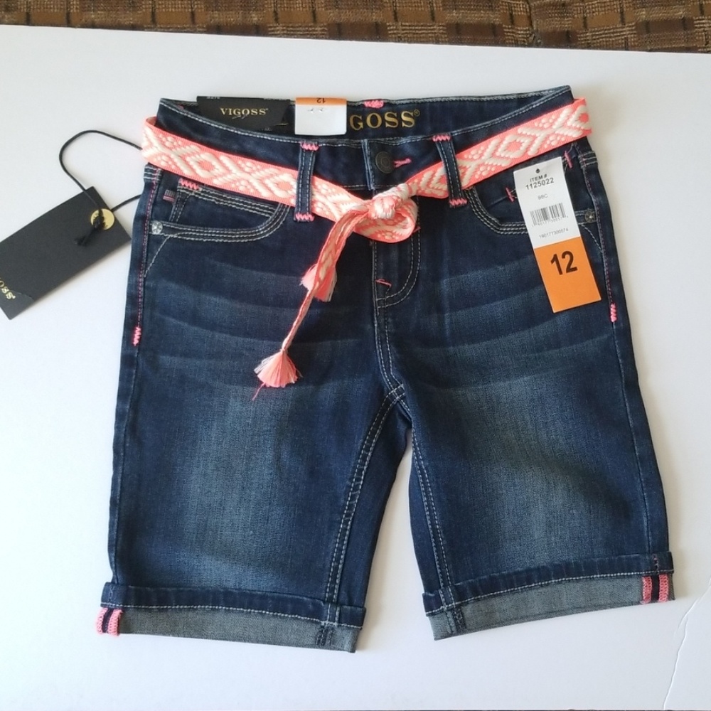 Vigoss Kids Girls Bermuda Shorts sz 12 NWT